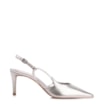 Scarpin Couro Prata - imagem 2