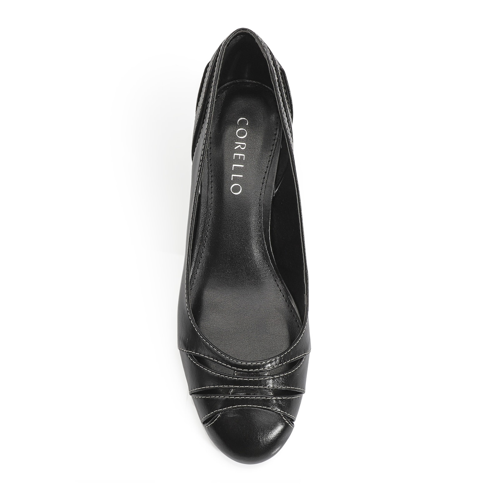 Scarpin Couro Preto