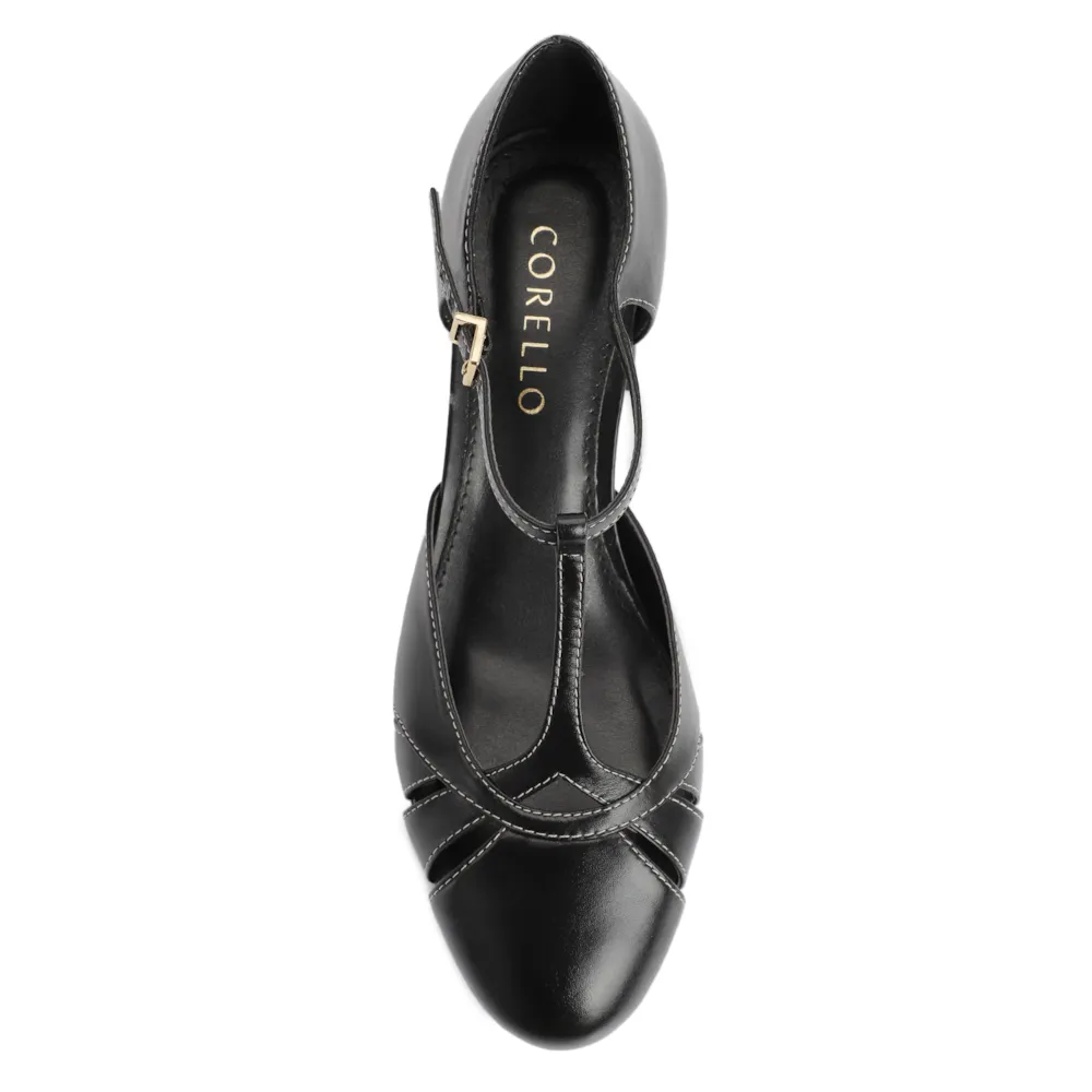 Scarpin Couro Preto - imagem 5