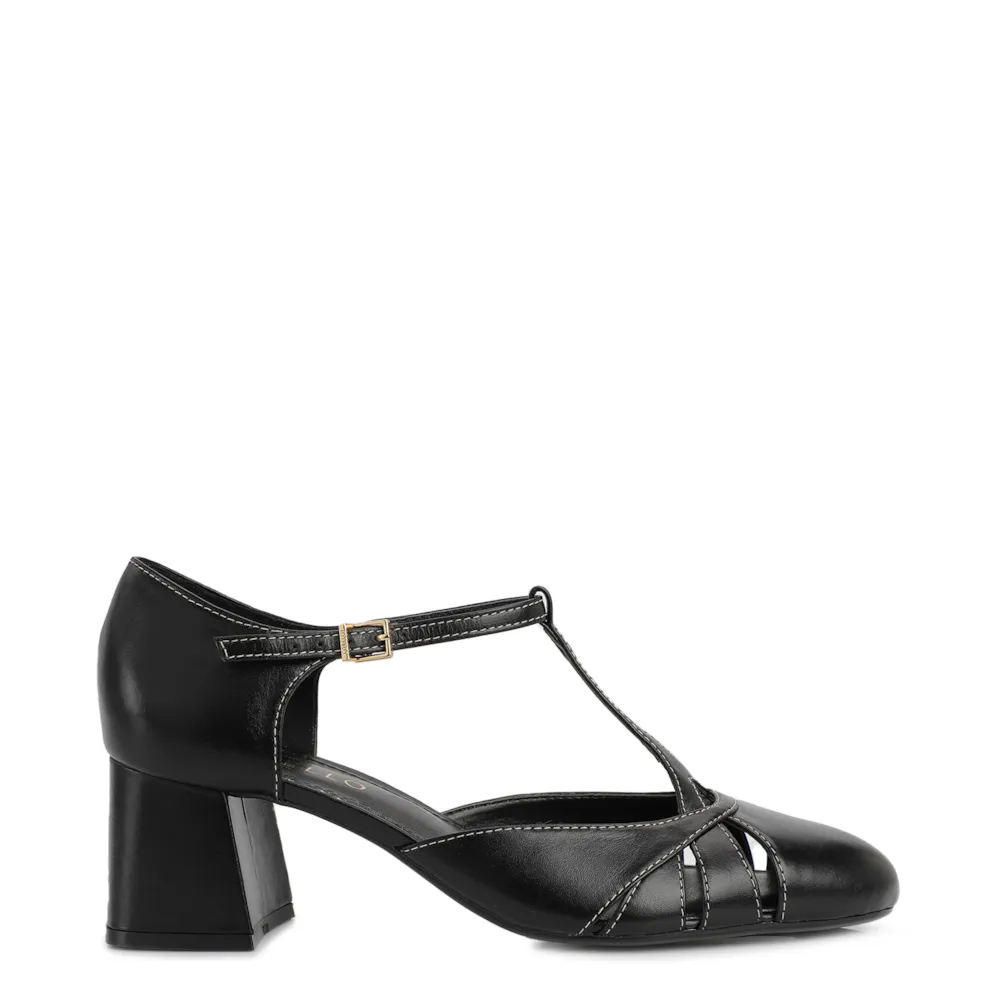 Scarpin Couro Preto - imagem 2