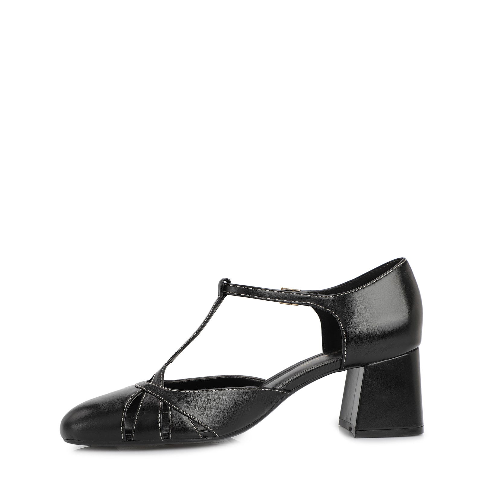 Scarpin Couro Preto