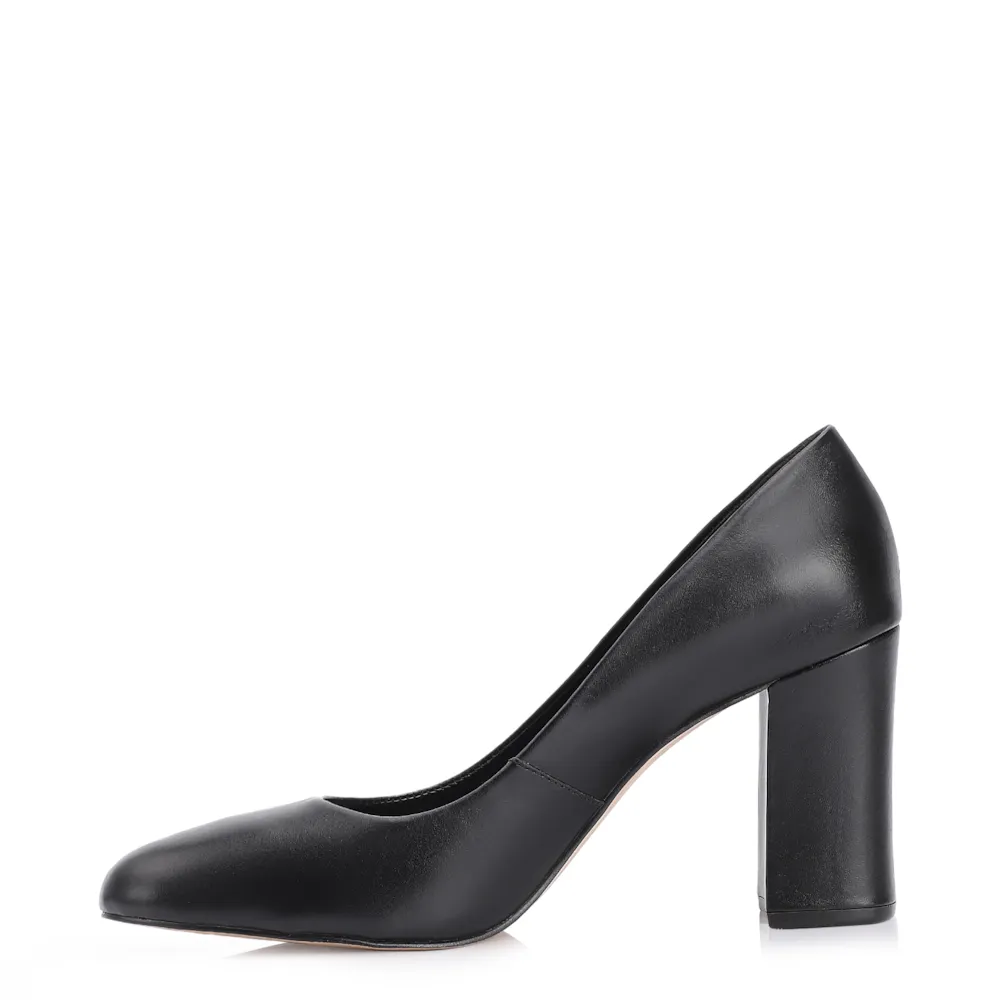 Scarpin Couro Preto - imagem 4