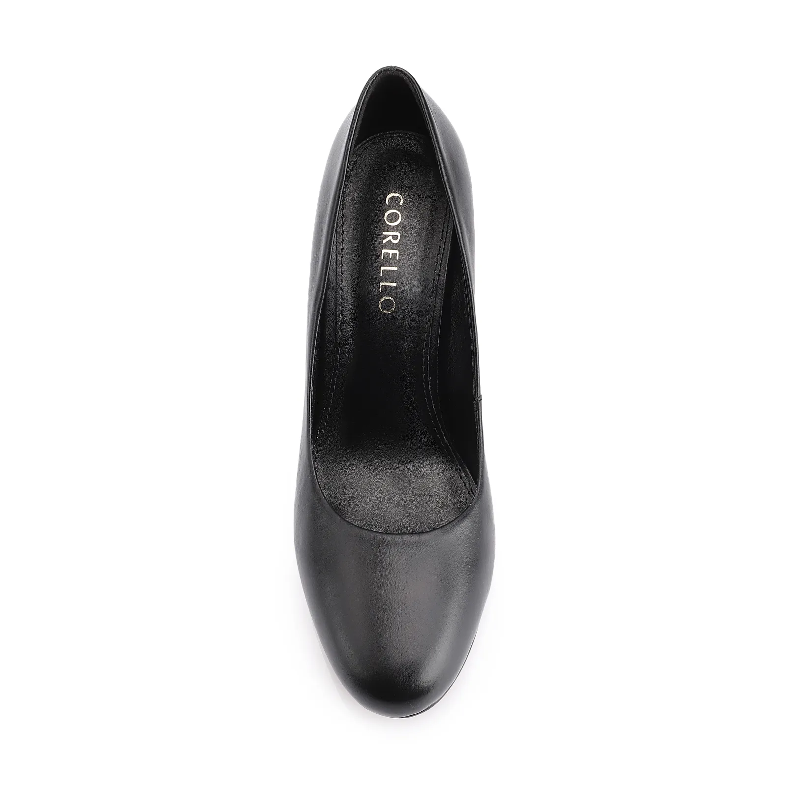 Scarpin Couro Preto