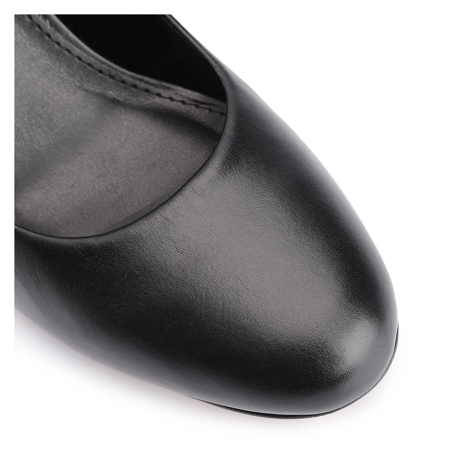 Scarpin Couro Preto