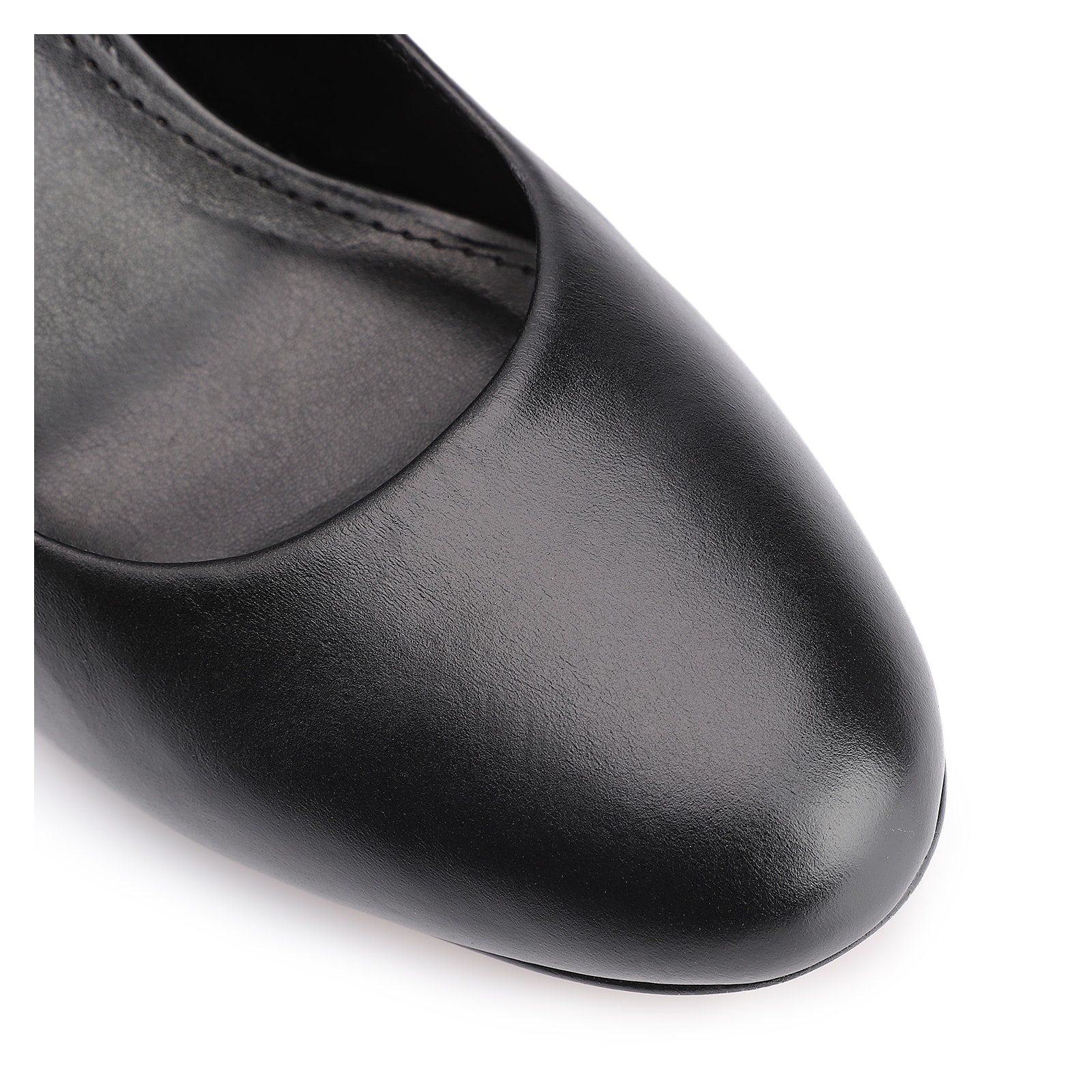 Scarpin Couro Preto