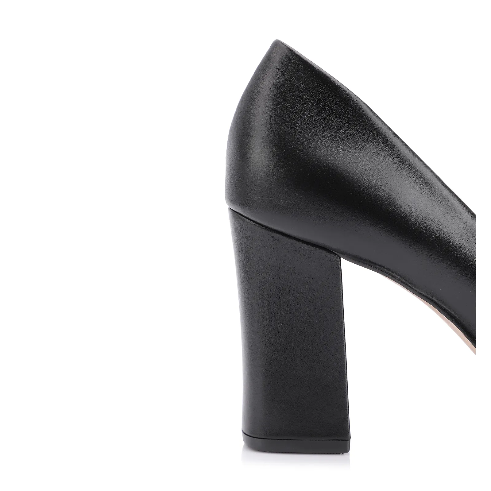 Scarpin Couro Preto