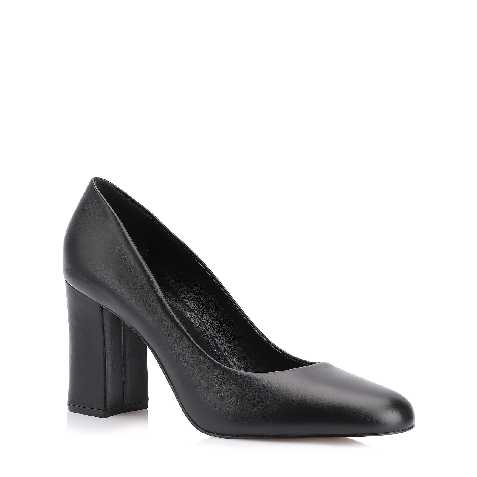 Scarpin Couro Preto