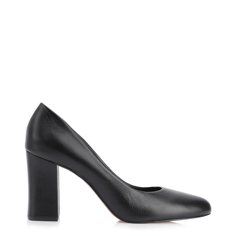 Scarpin Couro Preto - imagem 2
