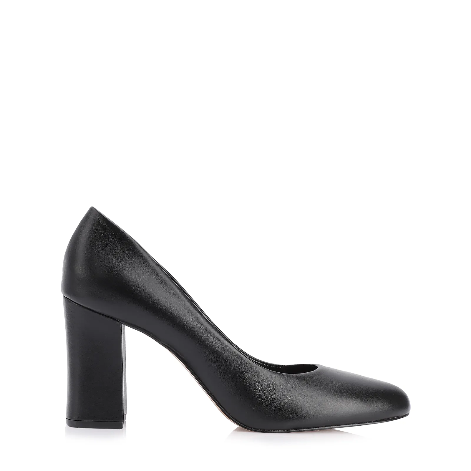 Scarpin Couro Preto