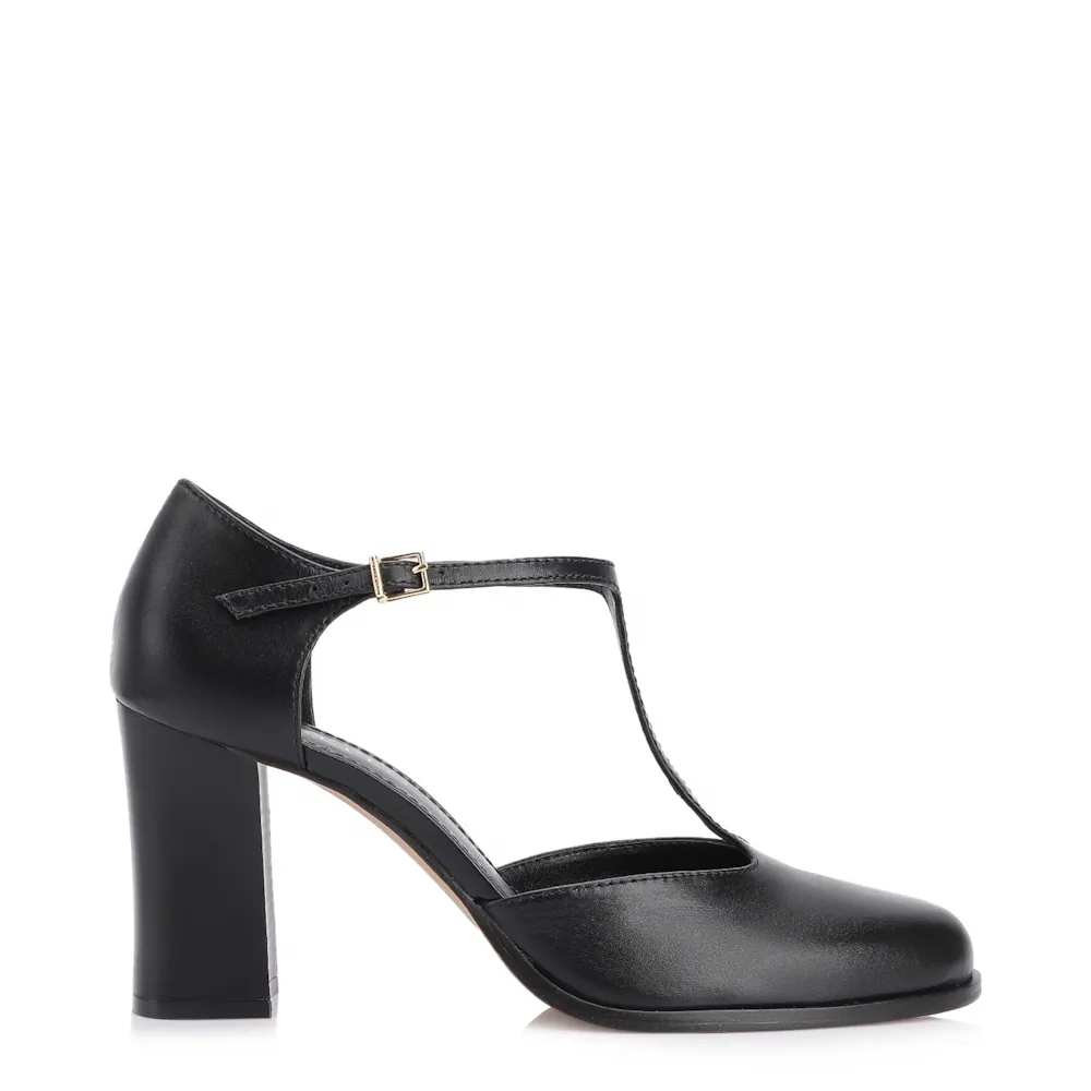 Scarpin Couro Preto - imagem 3