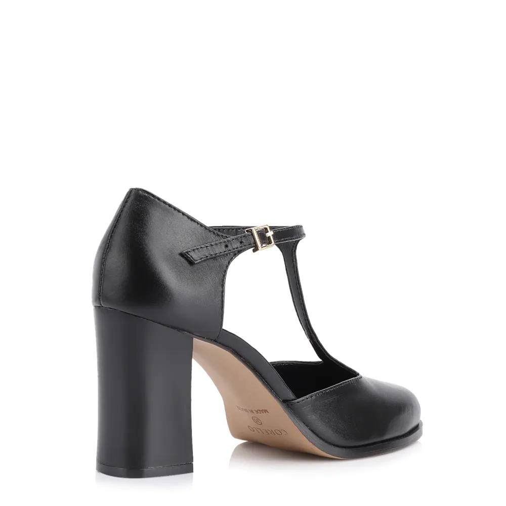 Scarpin Couro Preto - imagem 4
