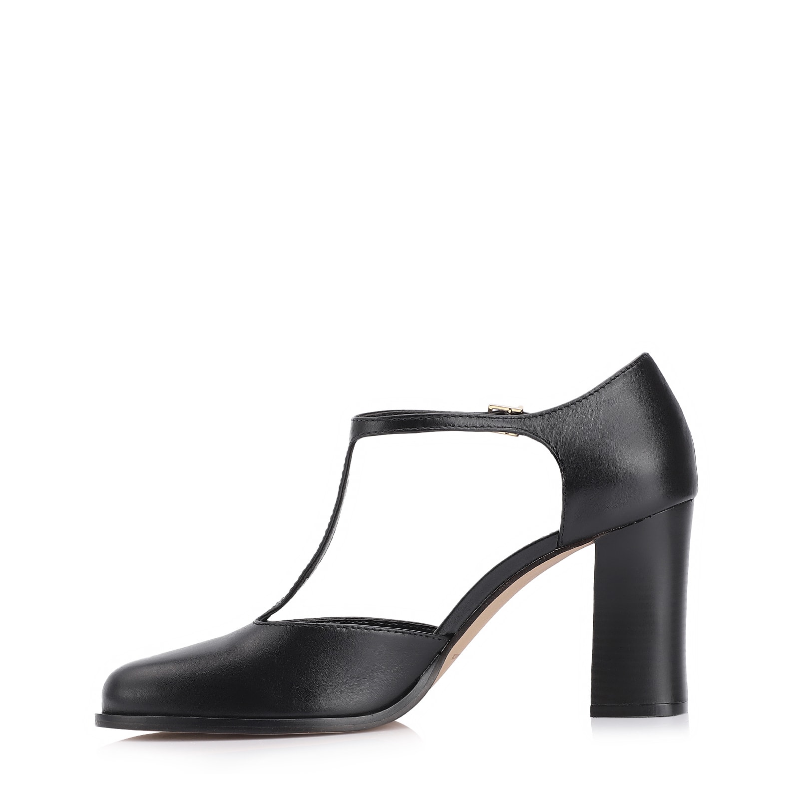 Scarpin Couro Preto