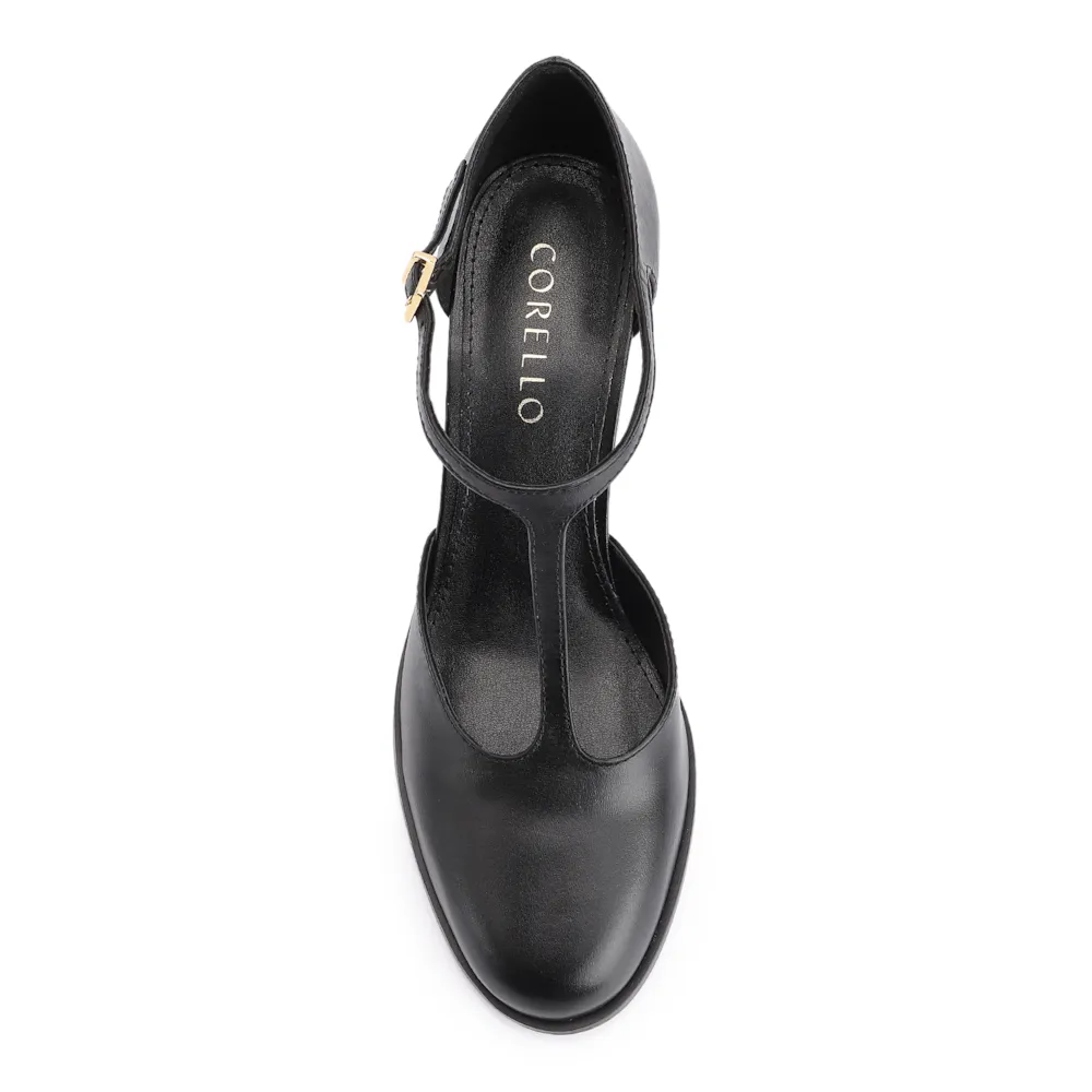 Scarpin Couro Preto - imagem 6