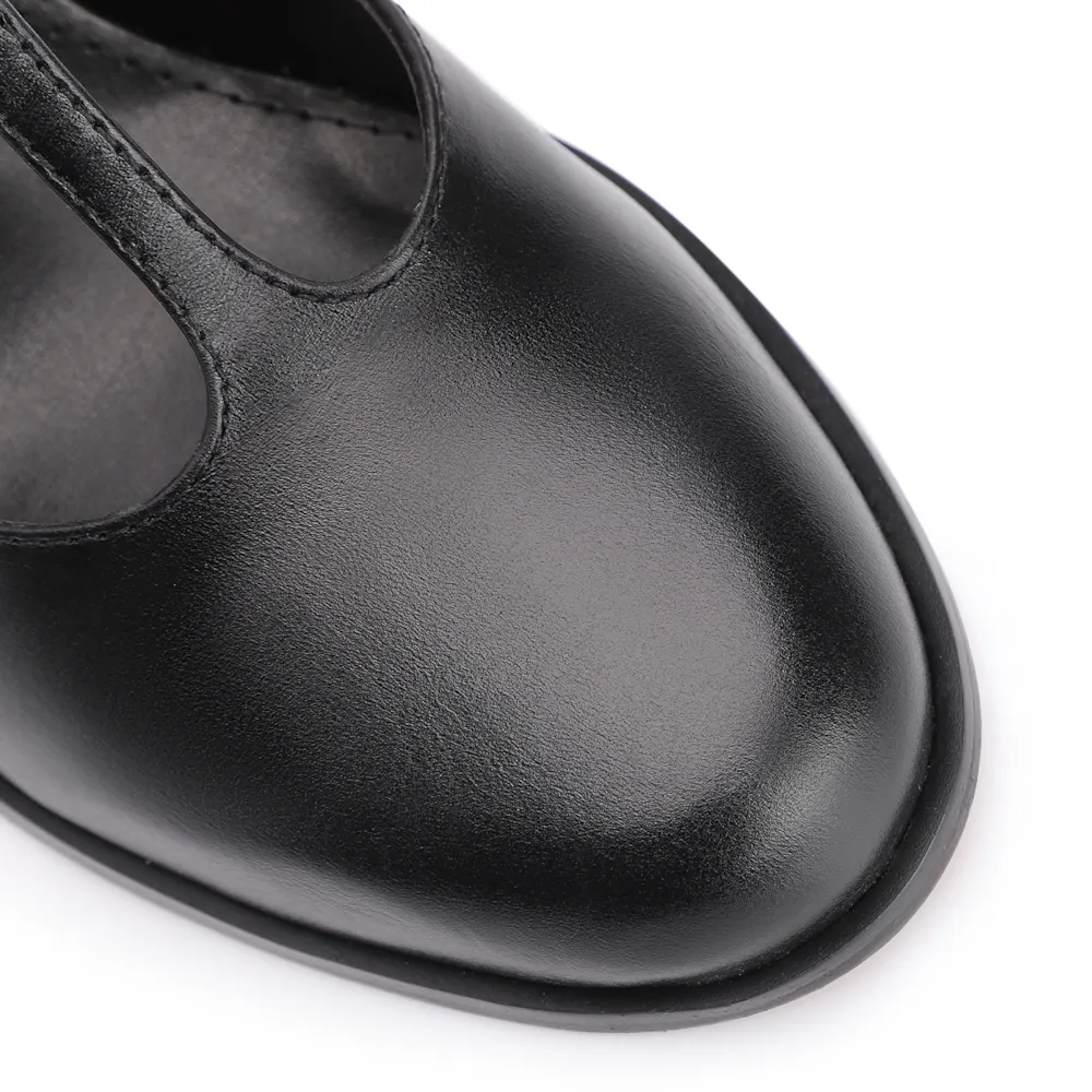 Scarpin Couro Preto - imagem 7