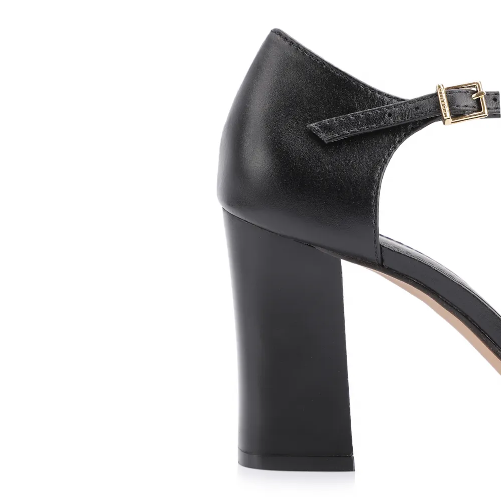 Scarpin Couro Preto - imagem 8