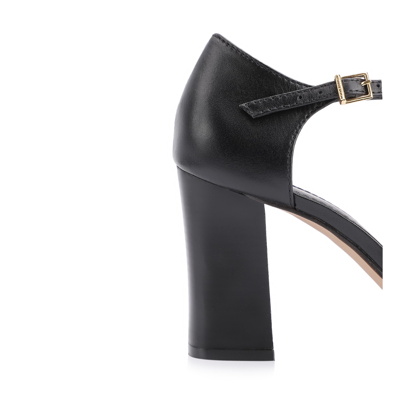 Scarpin Couro Preto
