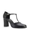 Scarpin Couro Preto - imagem 1