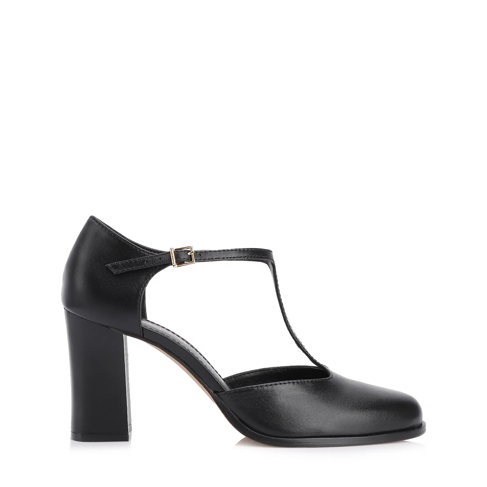 Scarpin Couro Preto