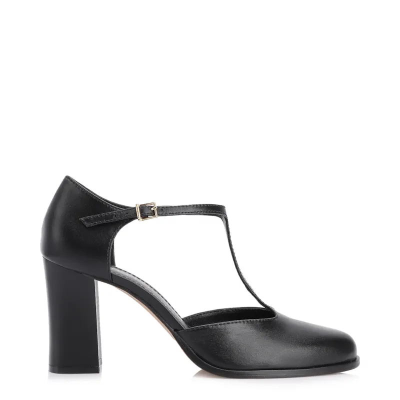 Scarpin Couro Preto - foto 3