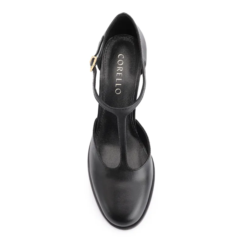Scarpin Couro Preto - foto 6