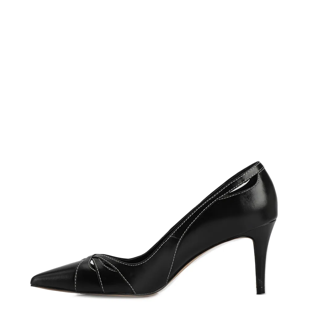 Scarpin Couro Preto - imagem 4