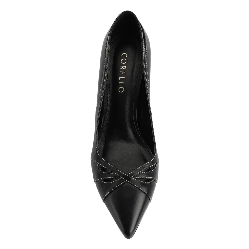 Scarpin Couro Preto - imagem 5
