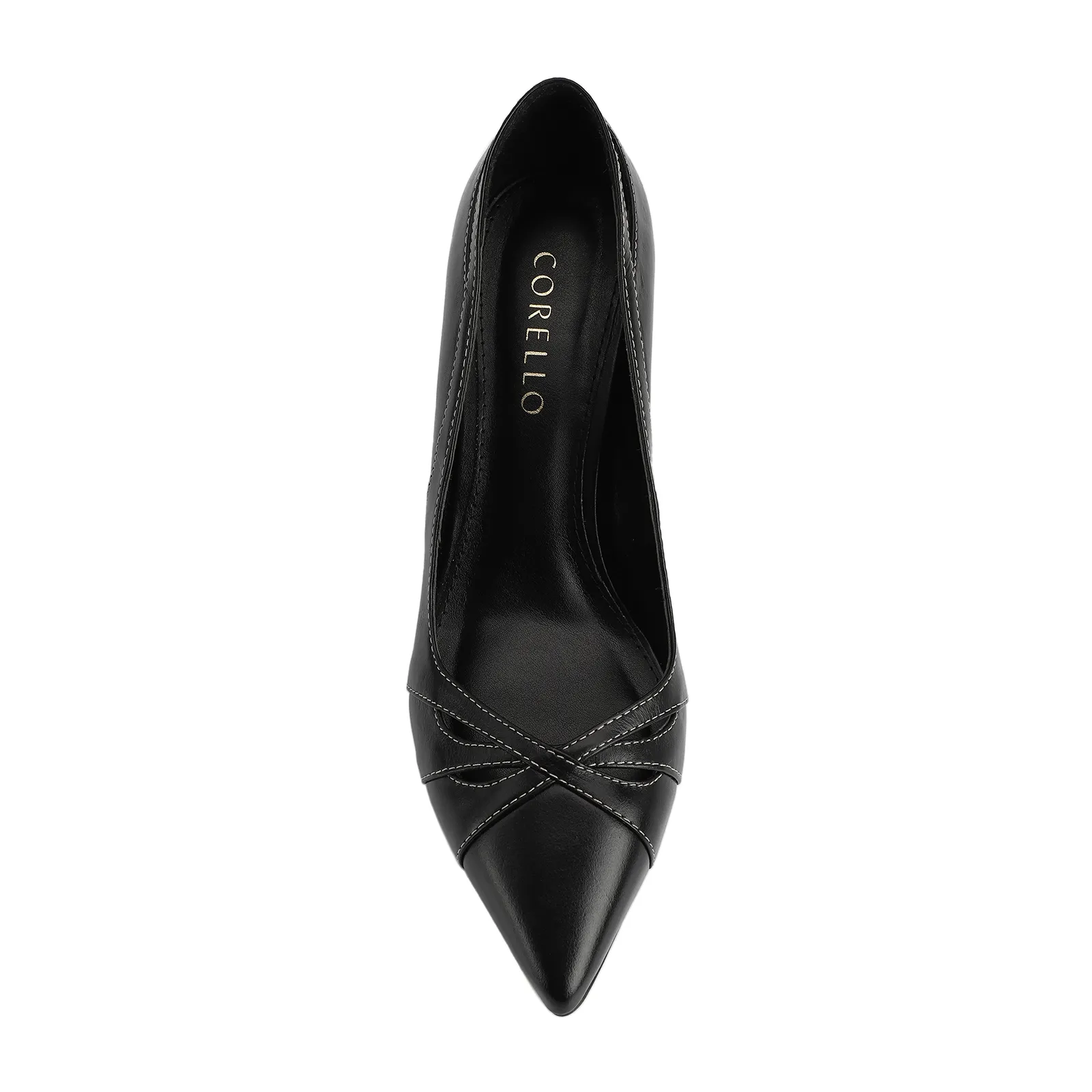 Scarpin Couro Preto
