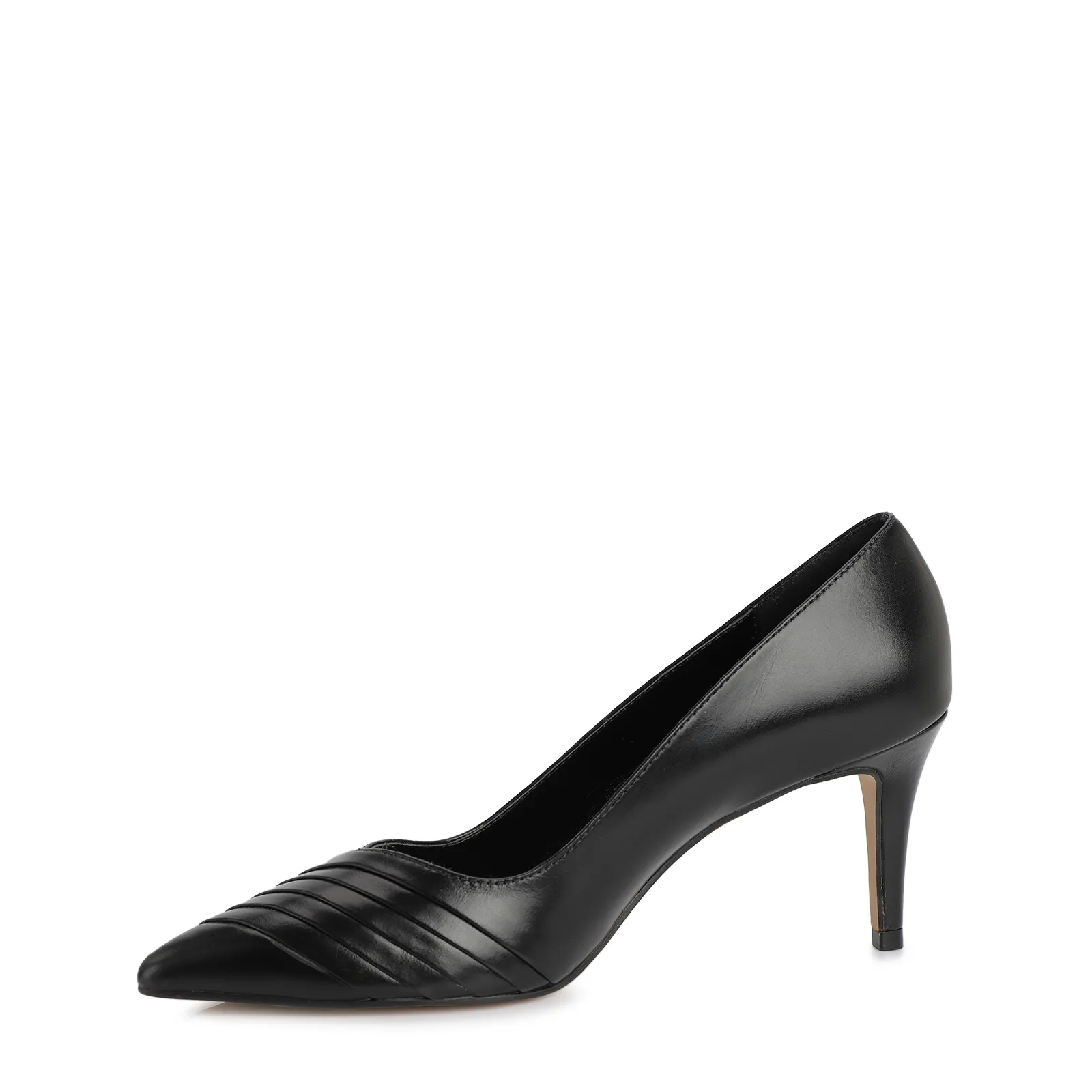 Scarpin Couro Preto