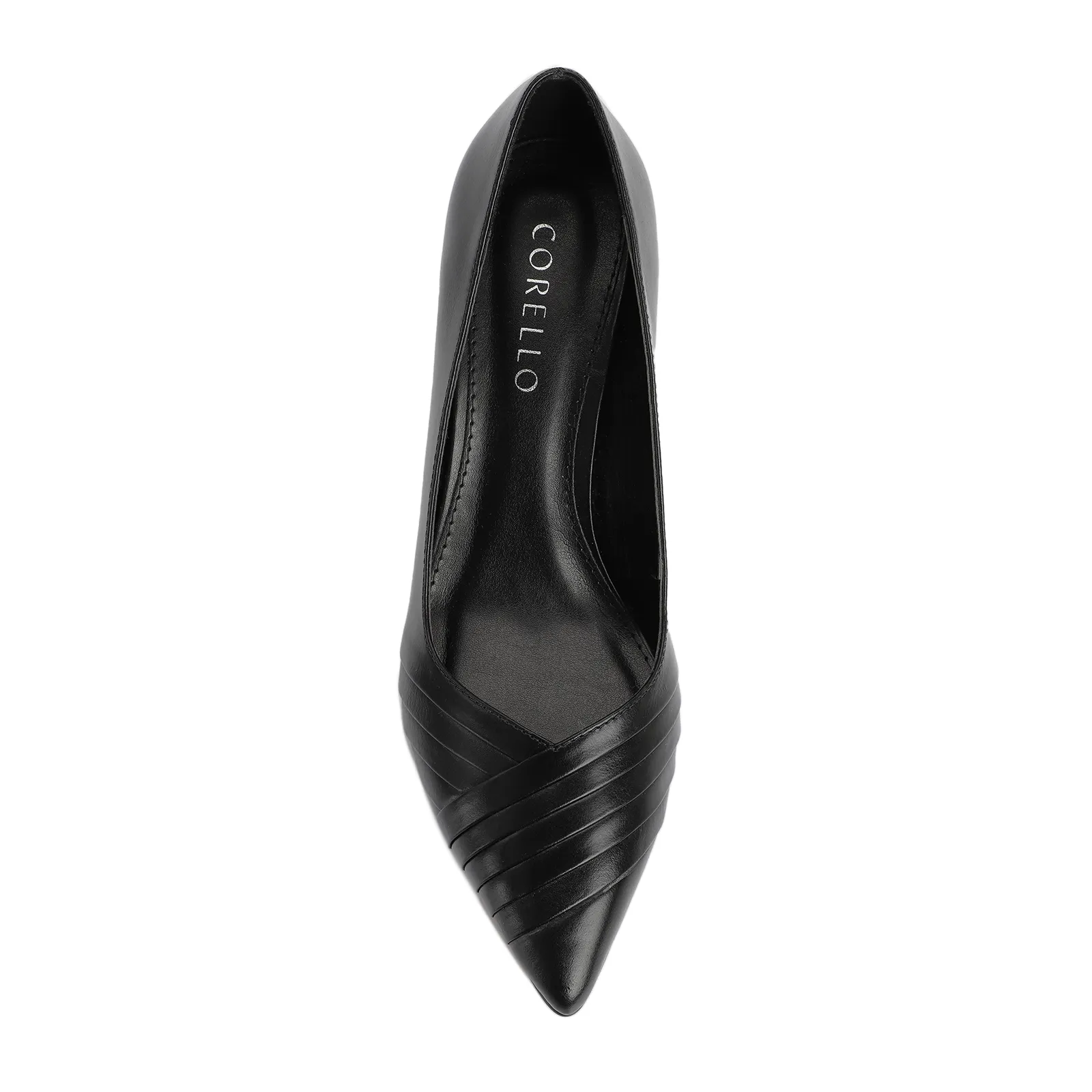 Scarpin Couro Preto