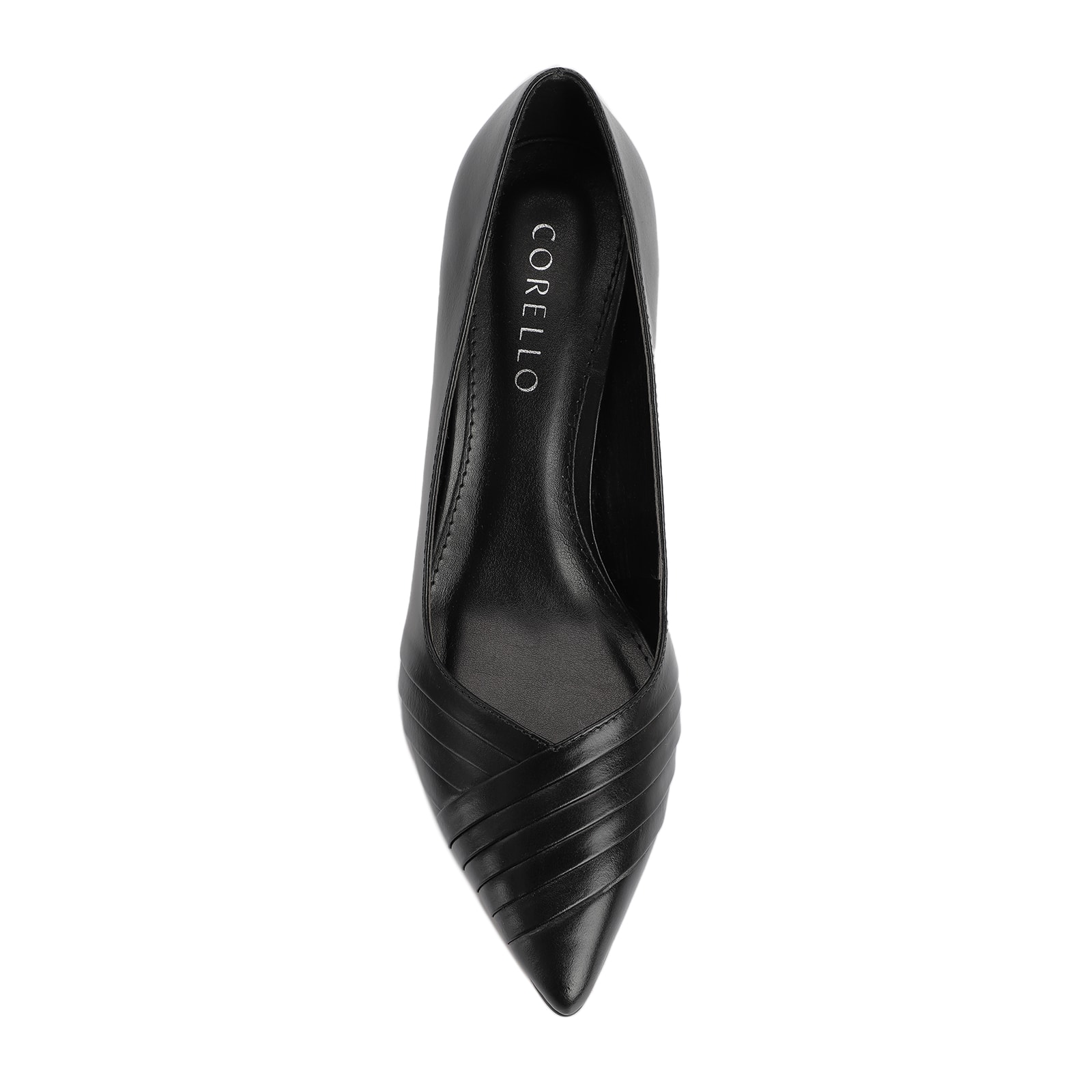 Scarpin Couro Preto