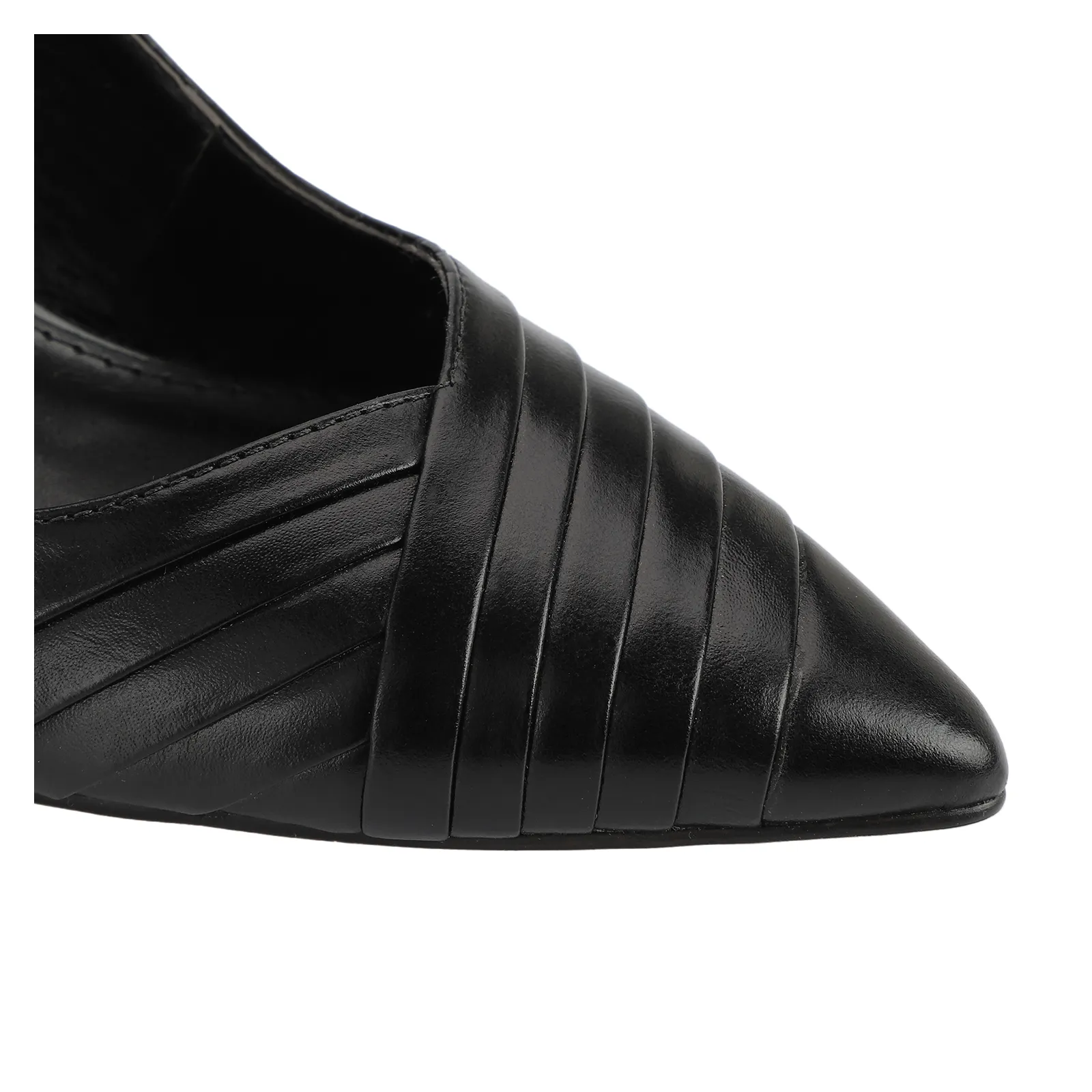 Scarpin Couro Preto