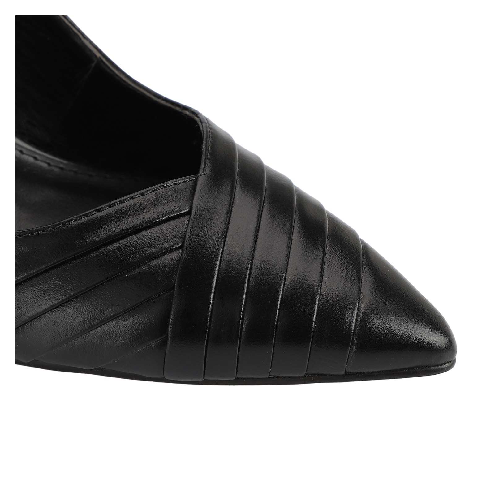 Scarpin Couro Preto