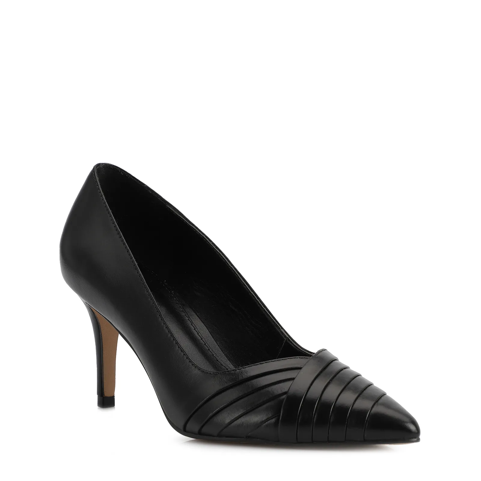 Scarpin Couro Preto