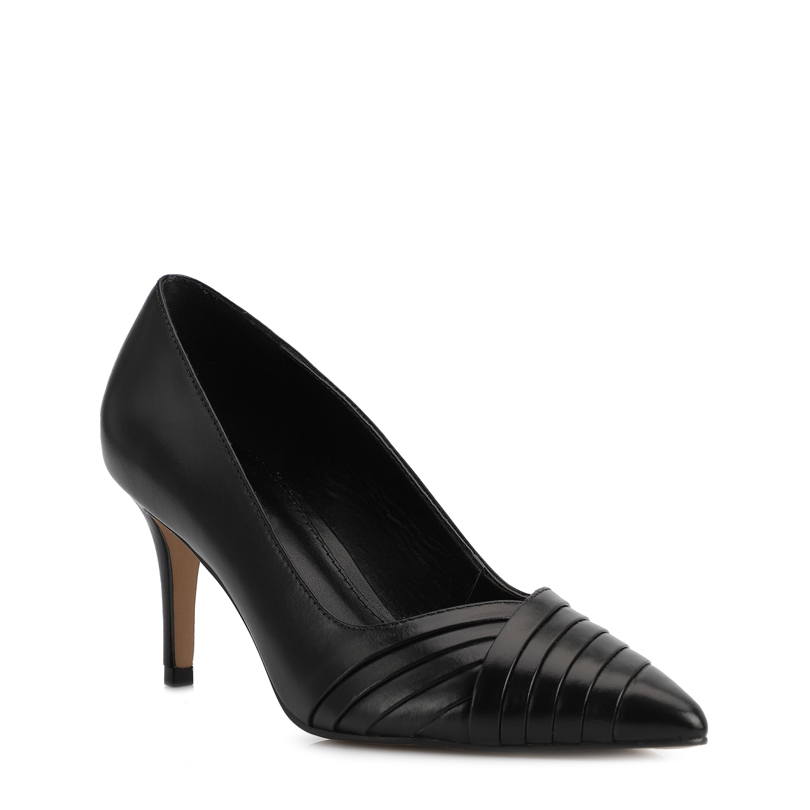 Scarpin Couro Preto