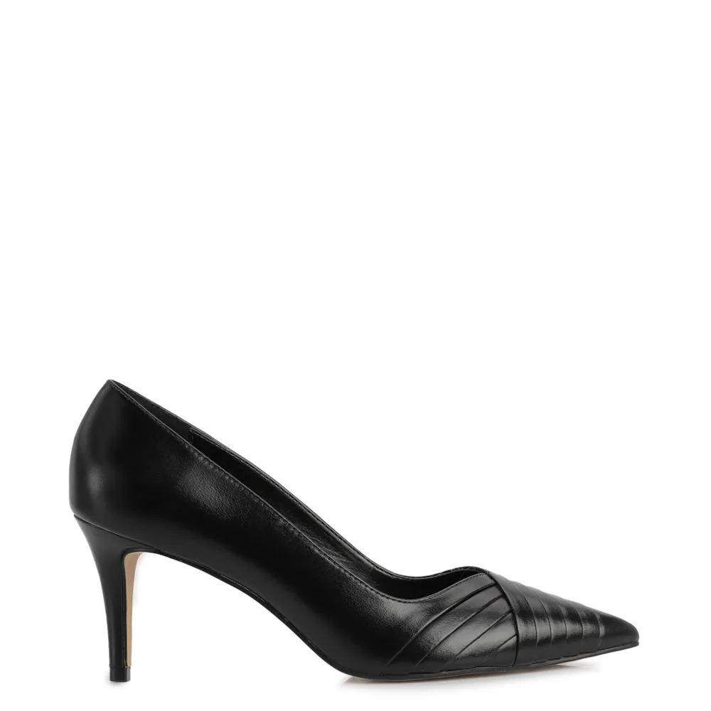 Scarpin Couro Preto - imagem 2