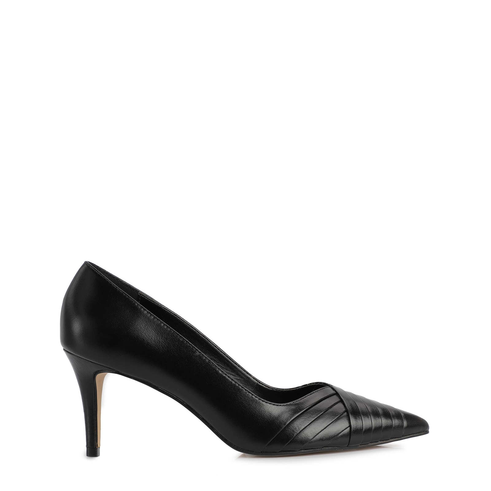 Scarpin Couro Preto