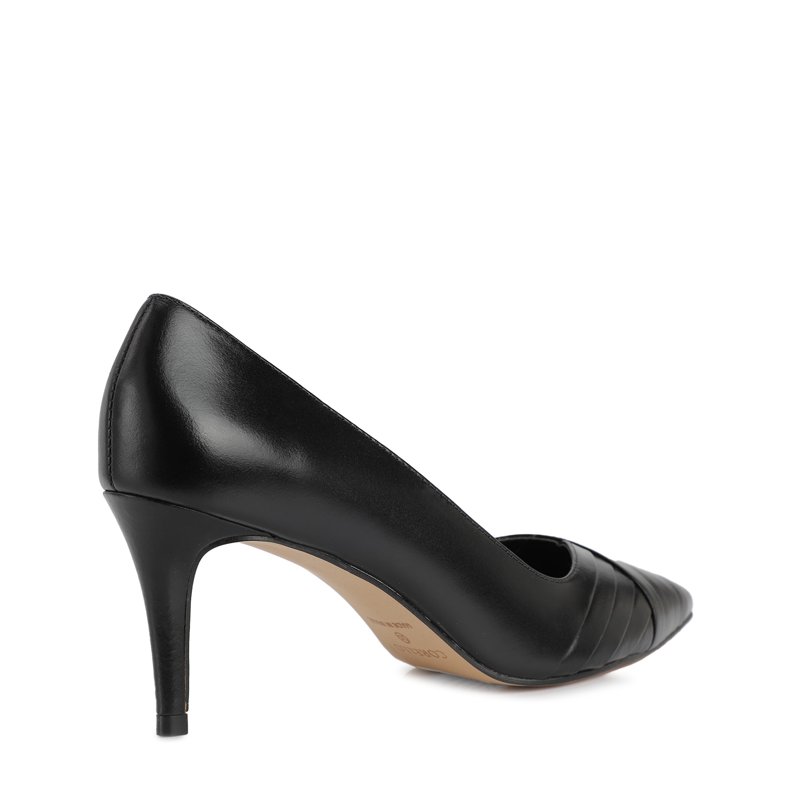 Scarpin Couro Preto