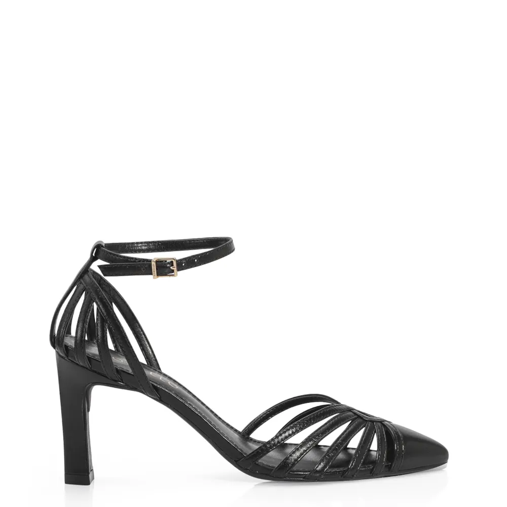 Scarpin Couro Preto - imagem 3