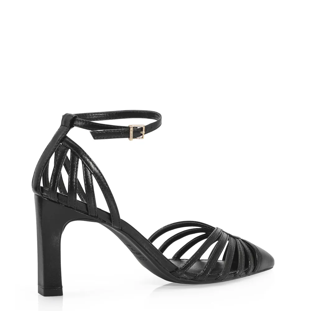 Scarpin Couro Preto - imagem 4