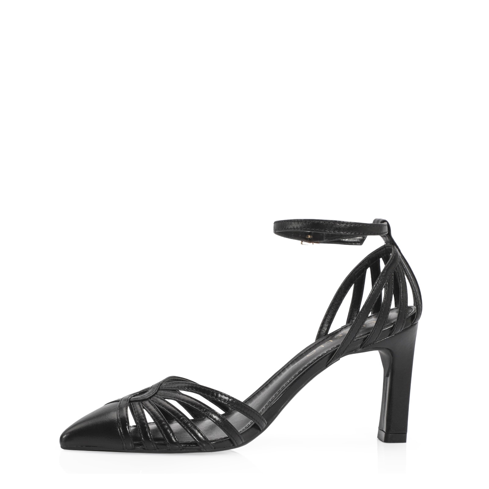 Scarpin Couro Preto