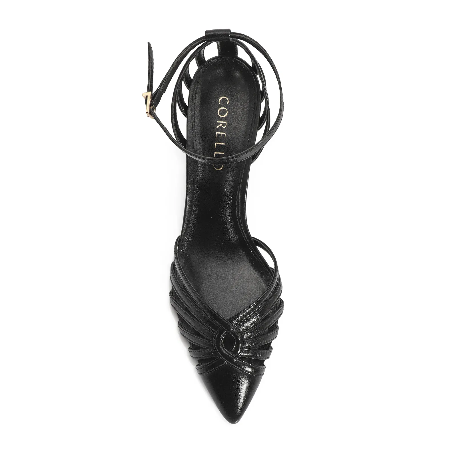 Scarpin Couro Preto