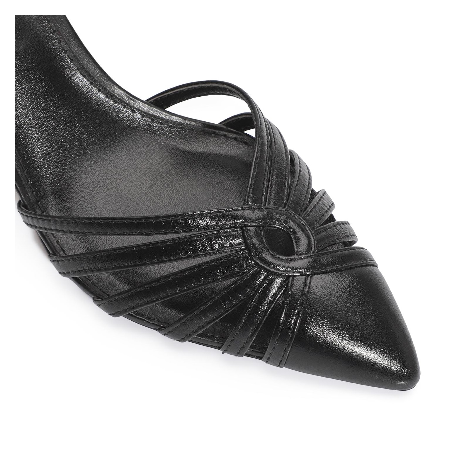 Scarpin Couro Preto