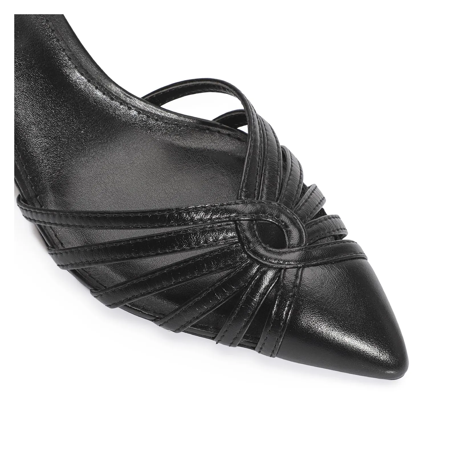 Scarpin Couro Preto