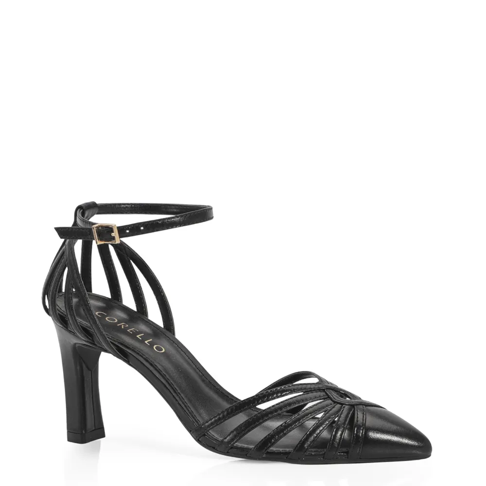 Scarpin Couro Preto