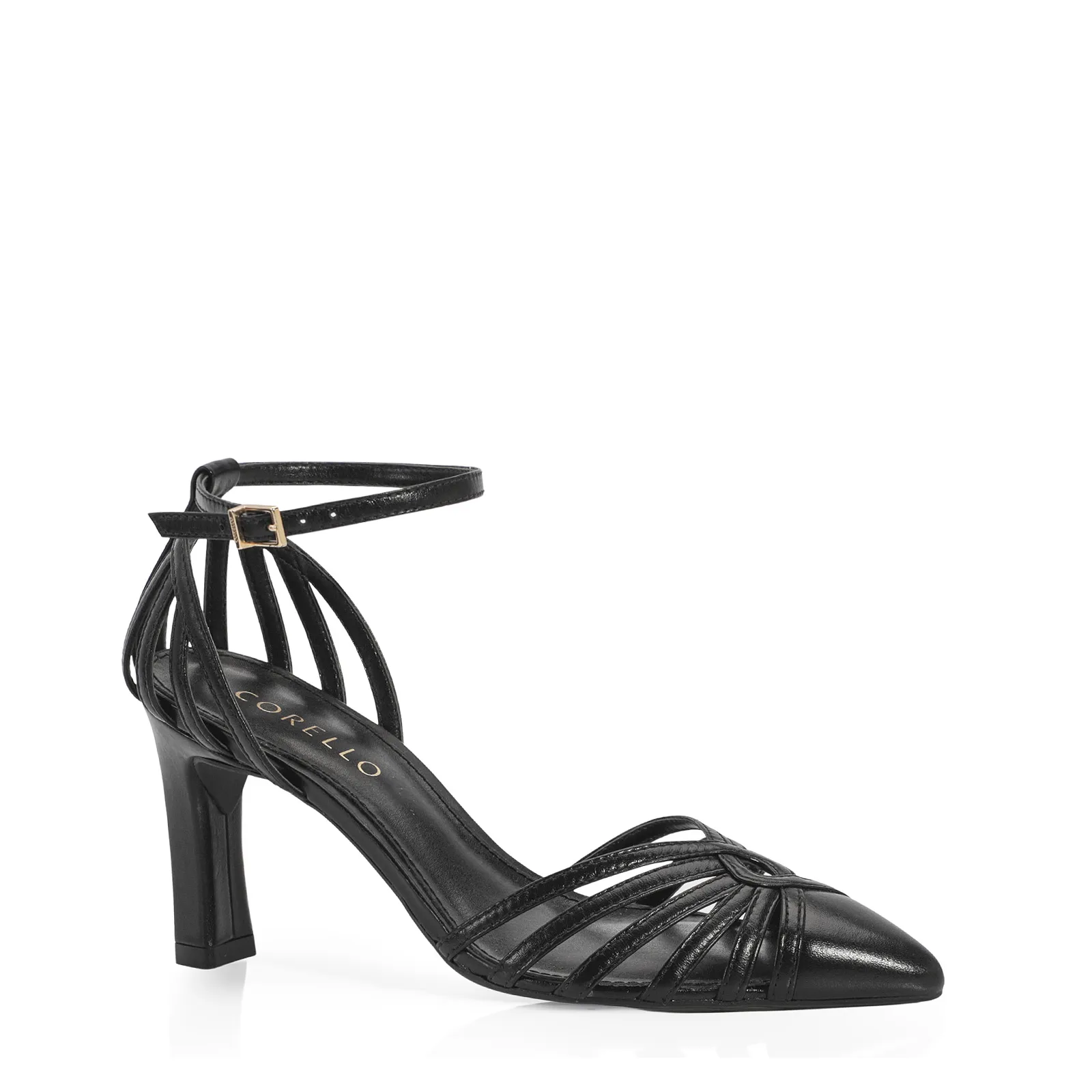 Scarpin Couro Preto