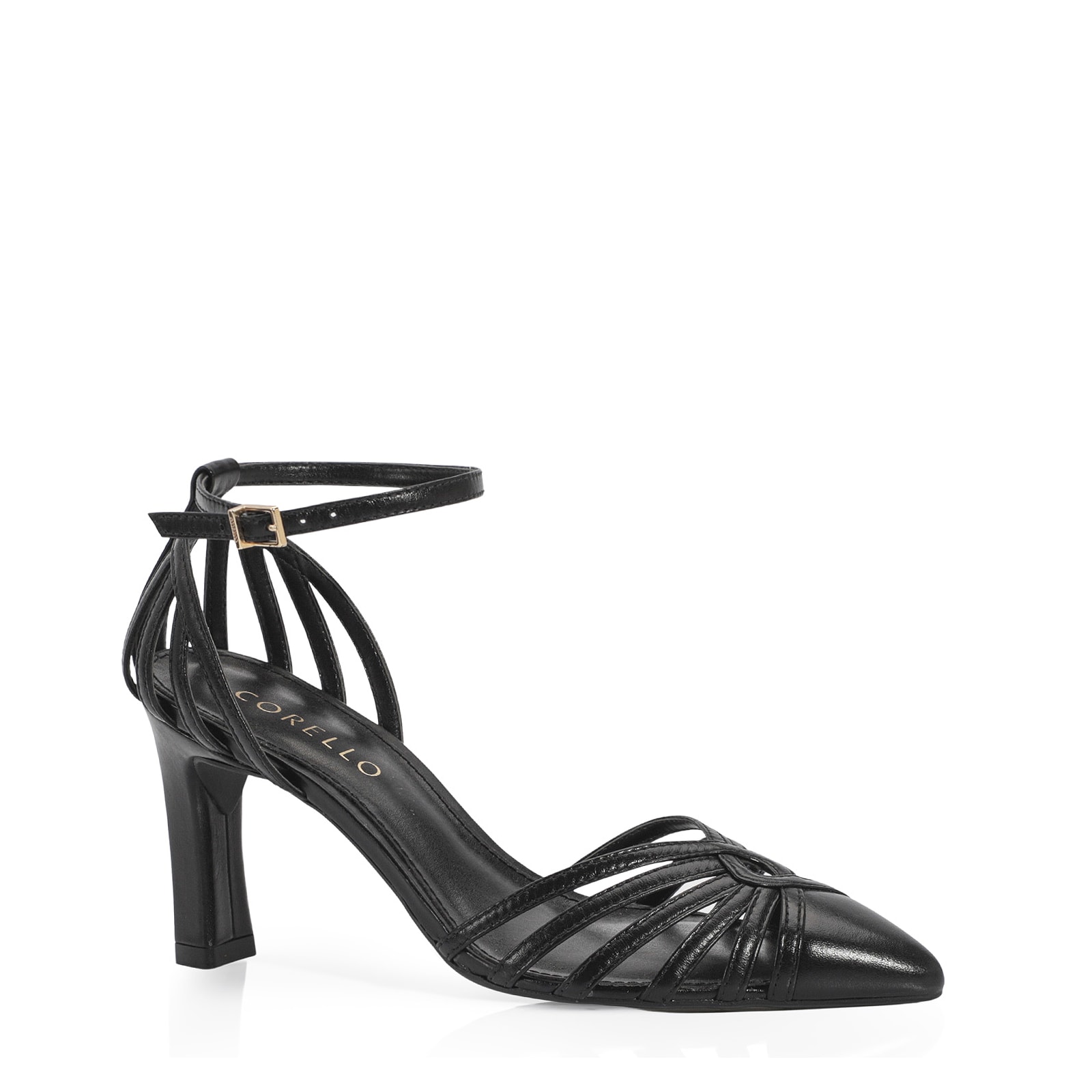 Scarpin Couro Preto