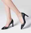 Scarpin Couro Preto - imagem 2