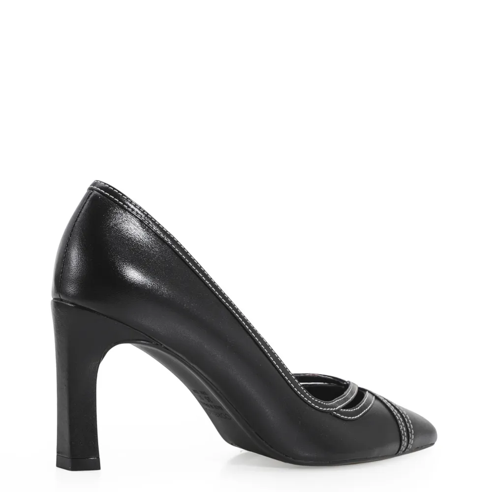 Scarpin Couro Preto - imagem 4