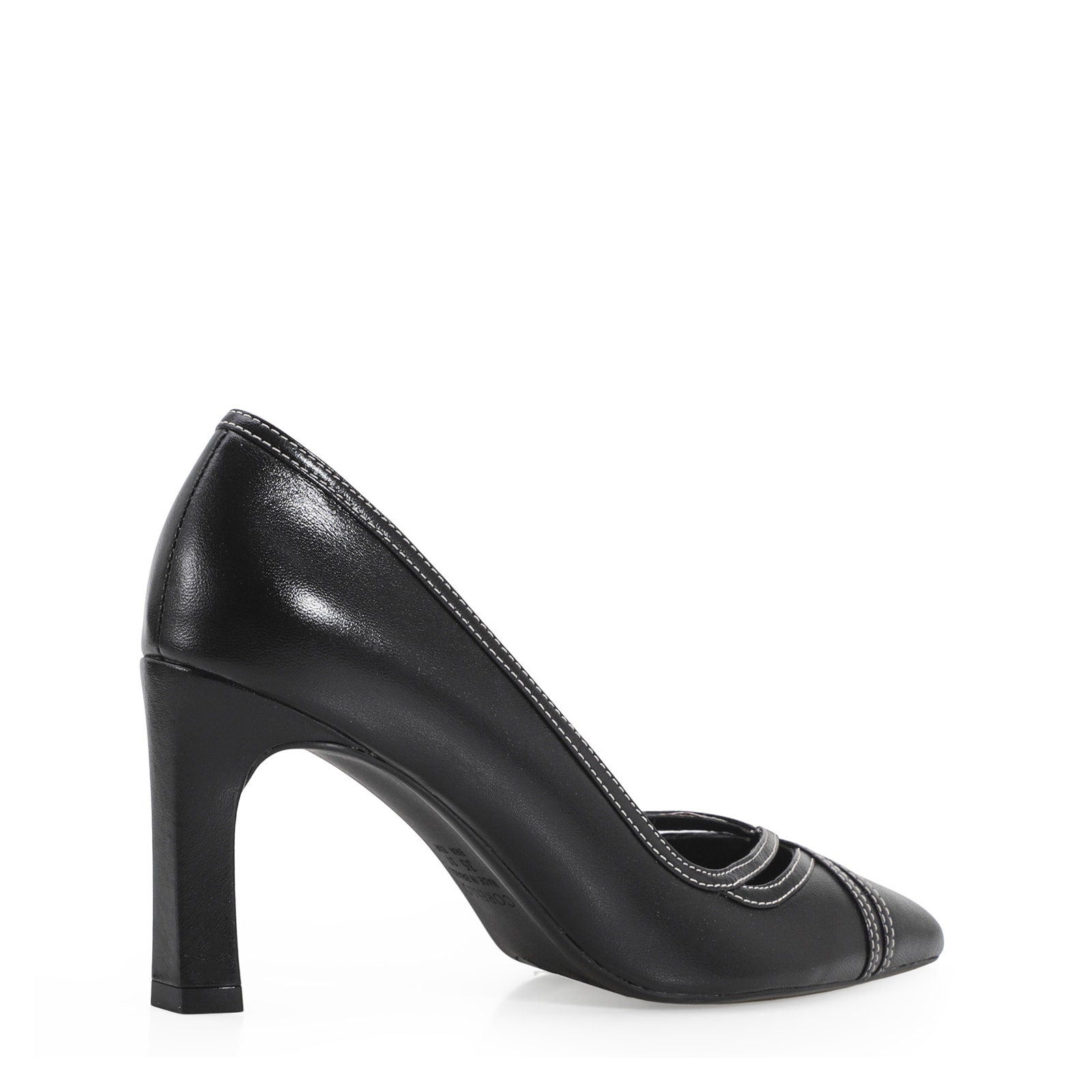 Scarpin Couro Preto