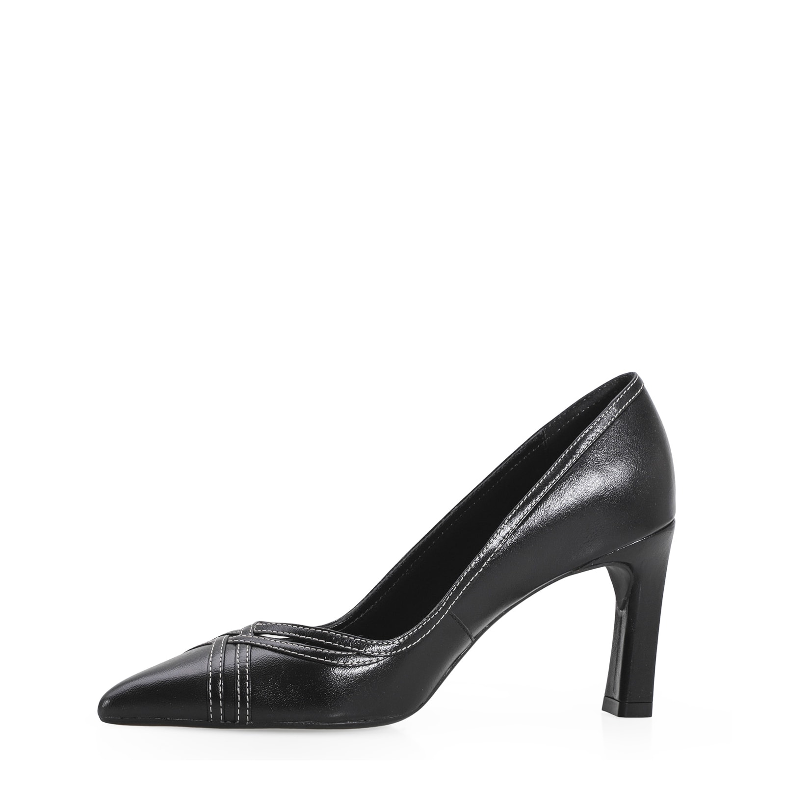 Scarpin Couro Preto